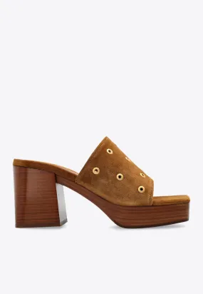 95 Suede Platform Mules