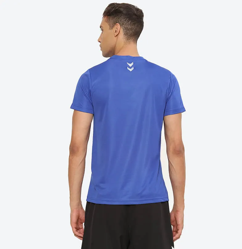 Budoc Round Neck Half Sleeve Solid Regular fit Polyester T-shirt for Men Comfortable Breathable Fabric Stretchable for Everyday Use Ideal for Yoga Training Gym Running or Performance