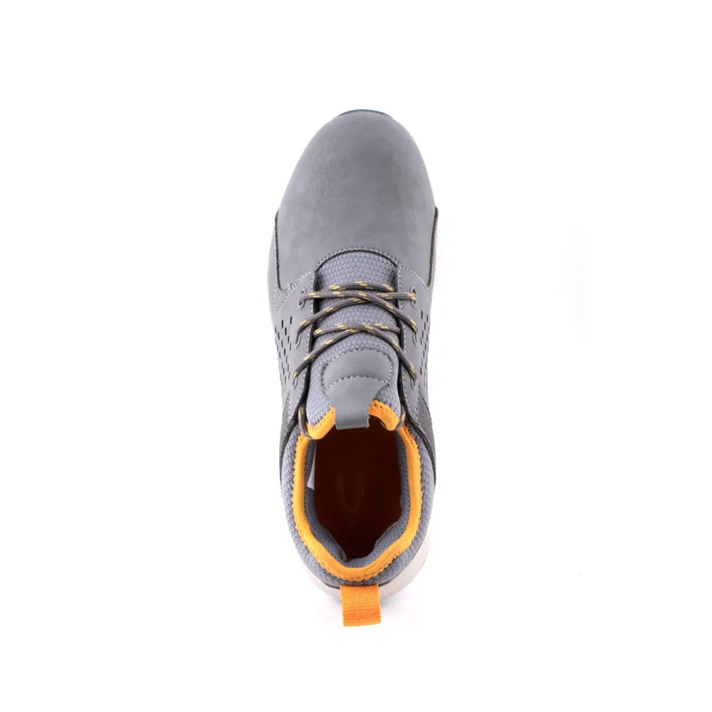 camel active Microfibre Comfortable Sneakers Men Grey NIMBUS 822407-WA1SVC-12 GREY