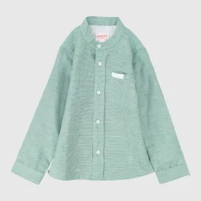 Checkered Long-Sleeved Shirt