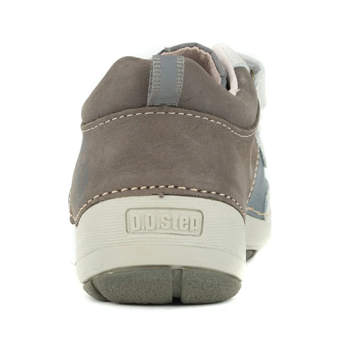 D.D. Step little kid boy shoes grey and brown size US 8.5-12