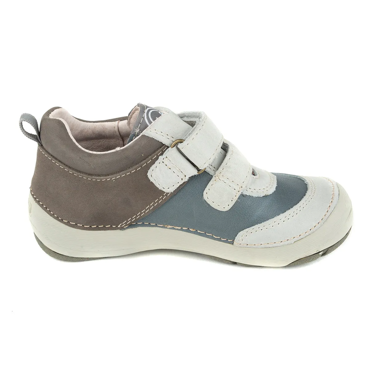 D.D. Step little kid boy shoes grey and brown size US 8.5-12