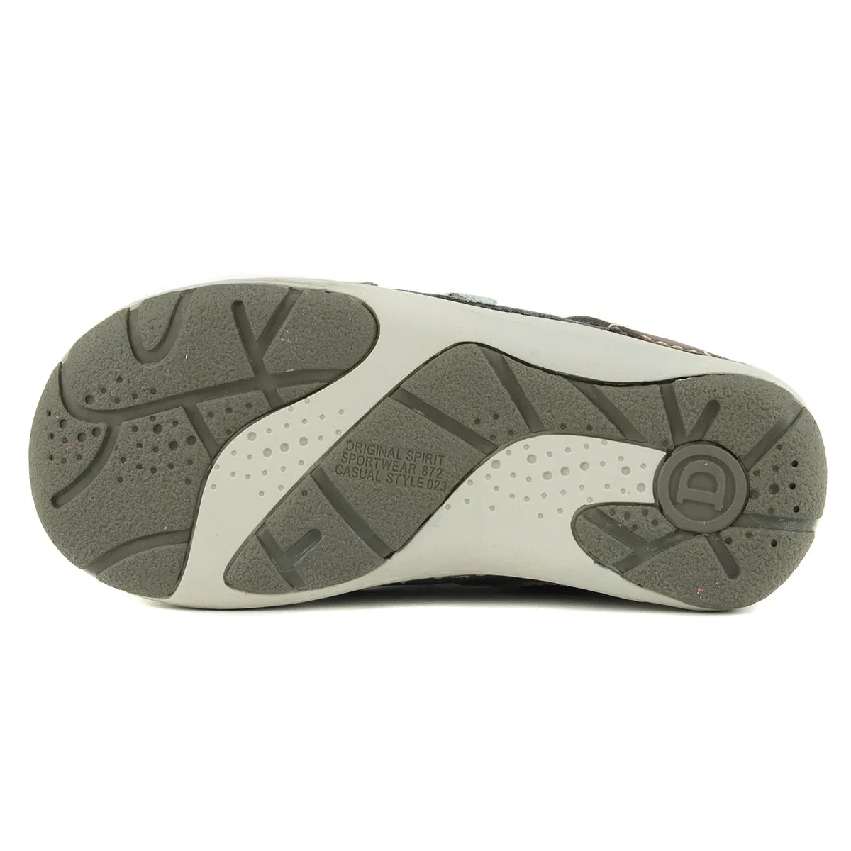 D.D. Step little kid boy shoes grey and brown size US 8.5-12