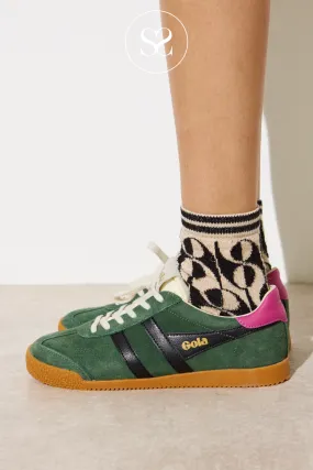 GOLA ELAN CLB538NB EVERGREEN/BLACK/FUCHSIA TRAINERS