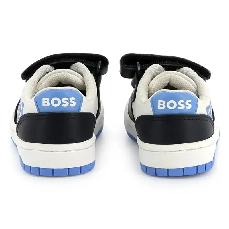Hugo Boss Blue Combo Velcro Sneaker J52160