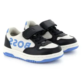 Hugo Boss Blue Combo Velcro Sneaker J52160