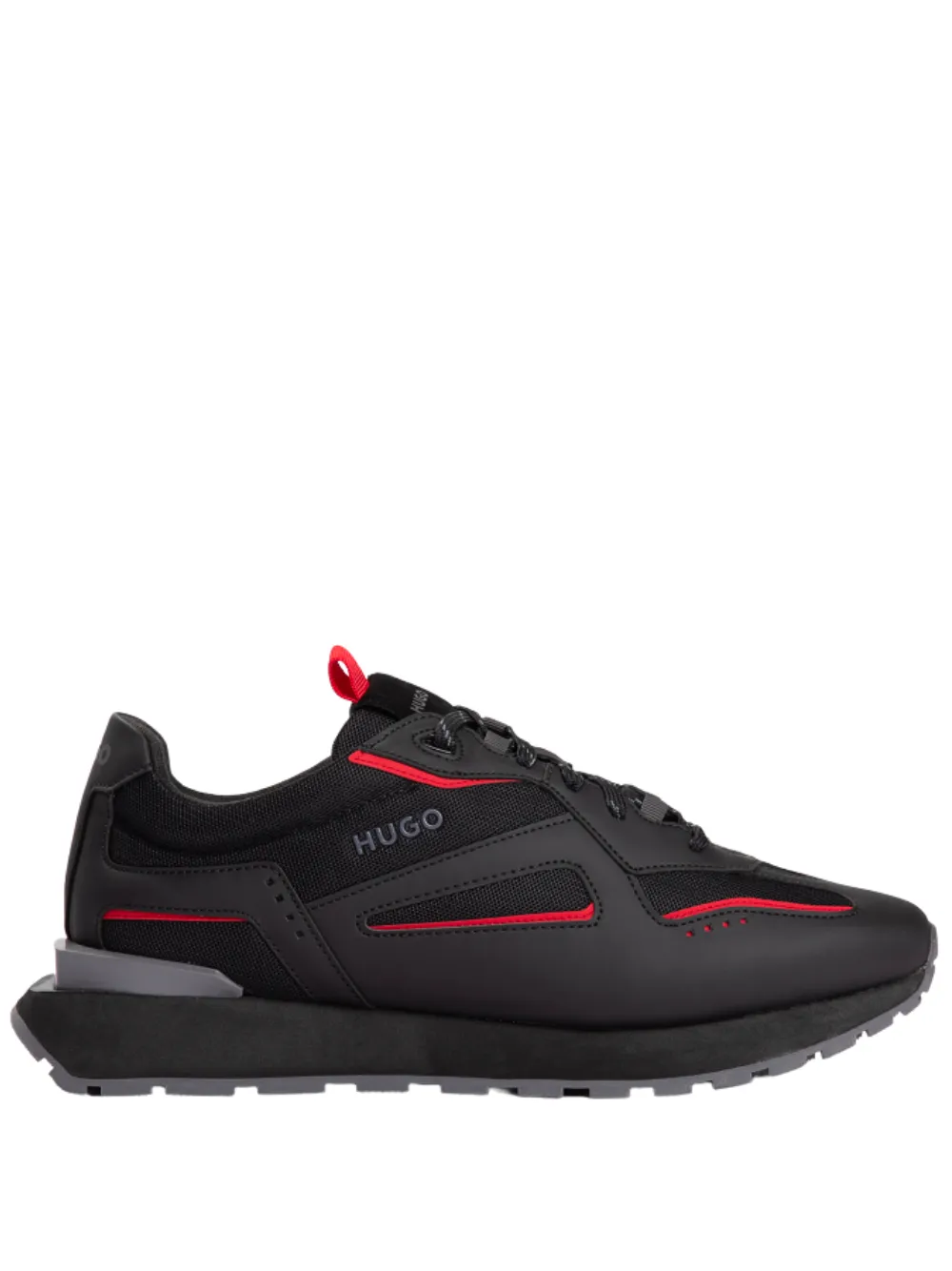 HUGO Cubite Runn Lace-up Trainers Black
