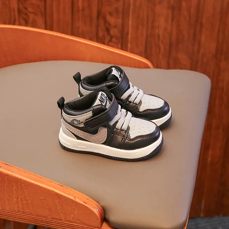 Kids Sneakers New Students Running Sports Shoes Boys Girls Mid-top