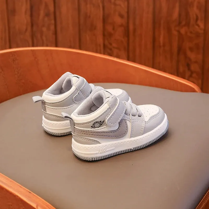 Kids Sneakers New Students Running Sports Shoes Boys Girls Mid-top