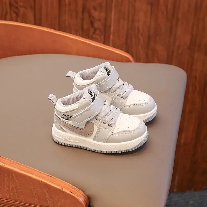 Kids Sneakers New Students Running Sports Shoes Boys Girls Mid-top