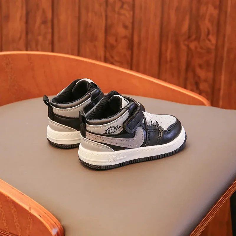 Kids Sneakers New Students Running Sports Shoes Boys Girls Mid-top