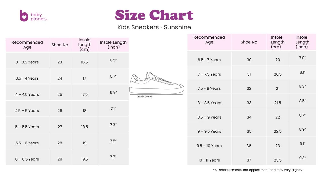 Kids Sneakers White - Sunshine