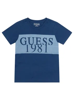 Navy Blue 1981 Logo T-Shirt (2-7)