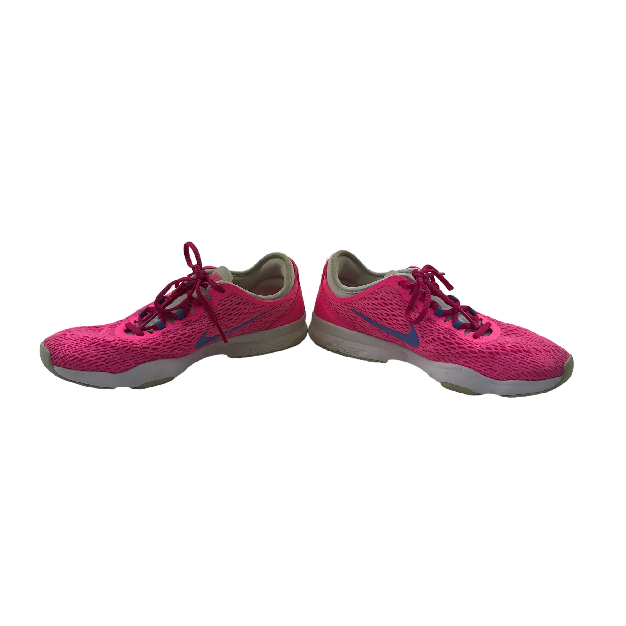 Nike Training Zoom Fit Pink Trainers Shoe Size 4