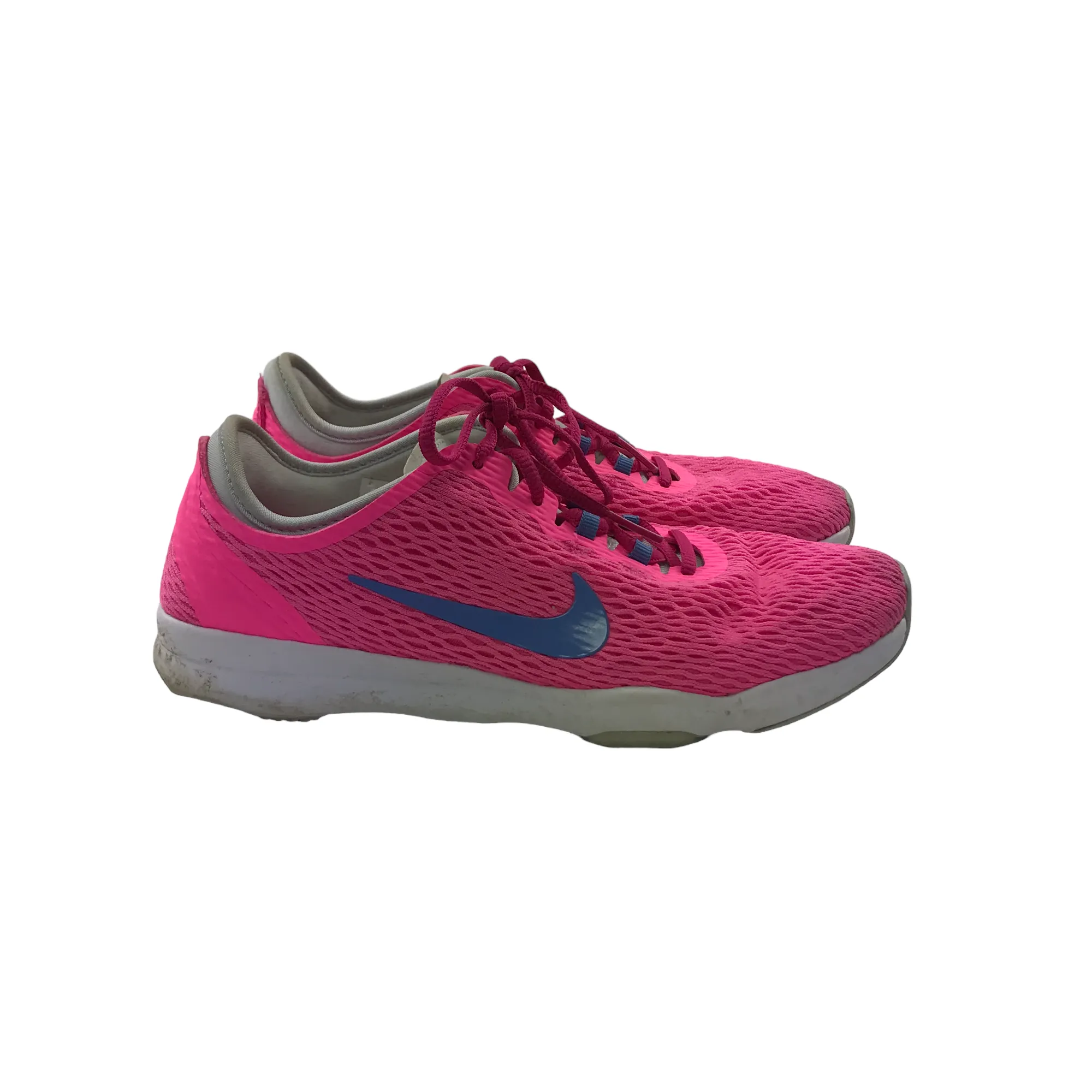 Nike Training Zoom Fit Pink Trainers Shoe Size 4