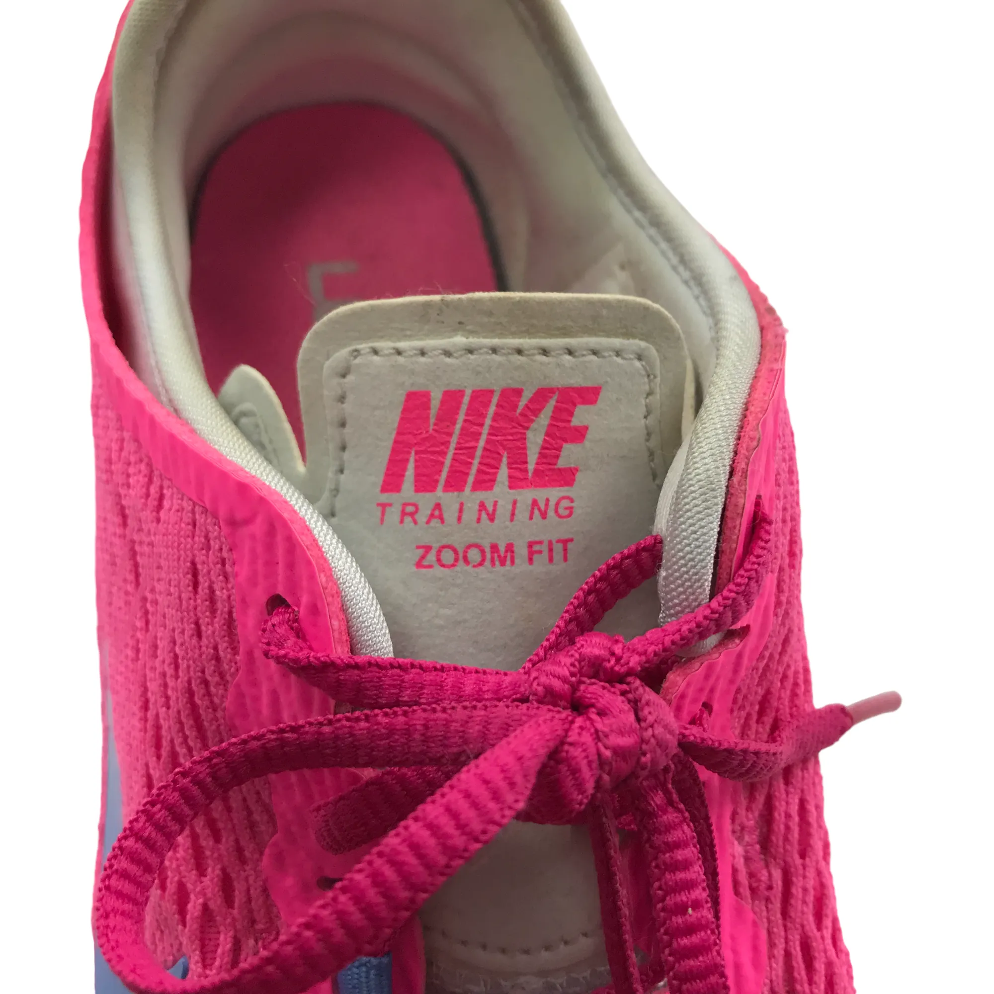 Nike Training Zoom Fit Pink Trainers Shoe Size 4