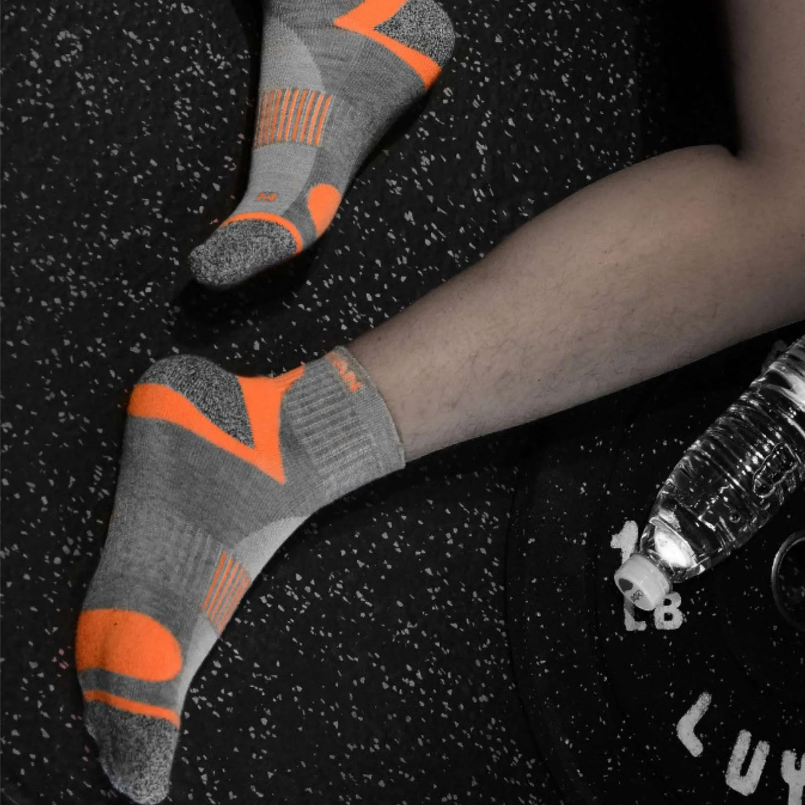 Pantsnsox 6 Pairs Anti-blister Ankle Athletic Half Cushioned Socks