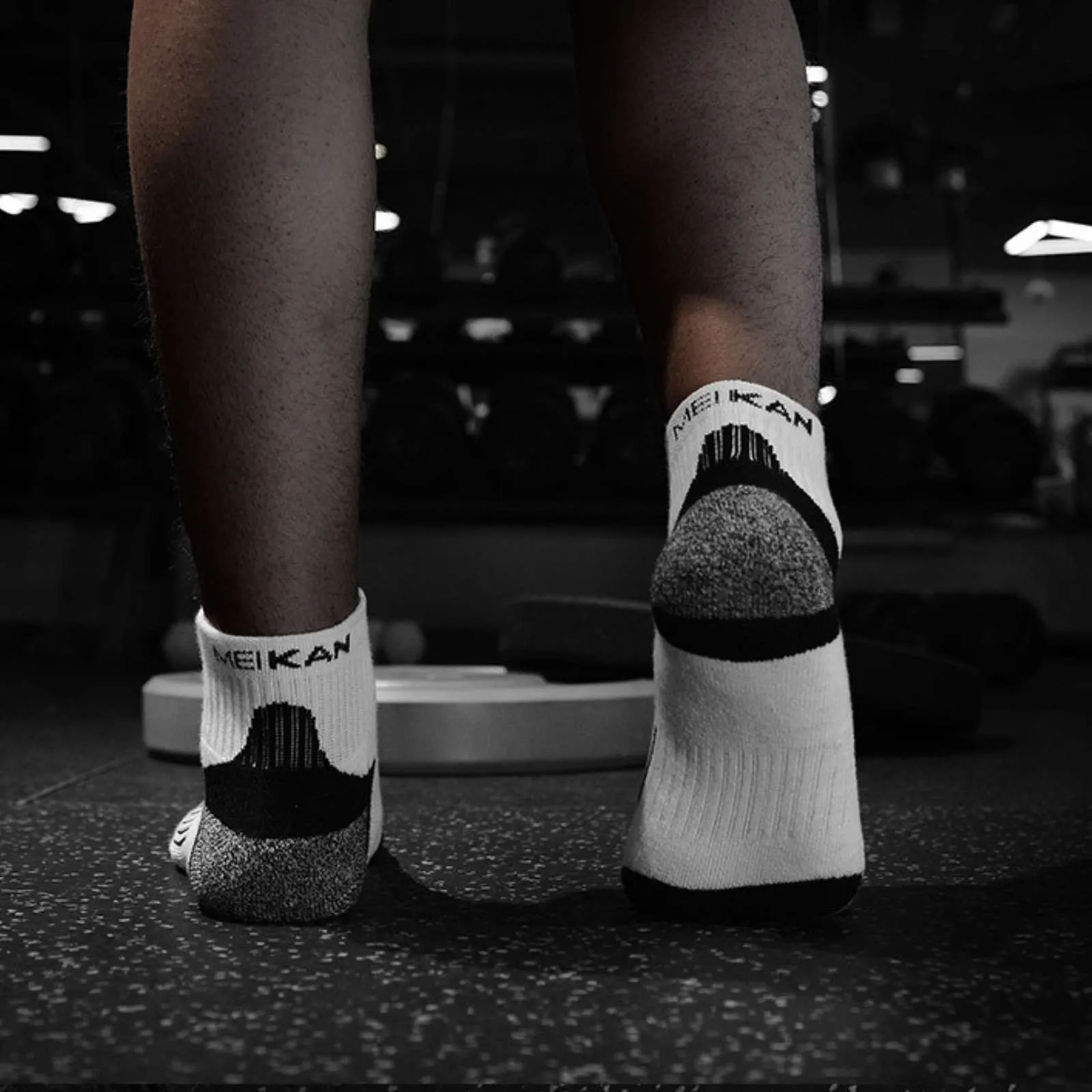 Pantsnsox 6 Pairs Anti-blister Ankle Athletic Half Cushioned Socks