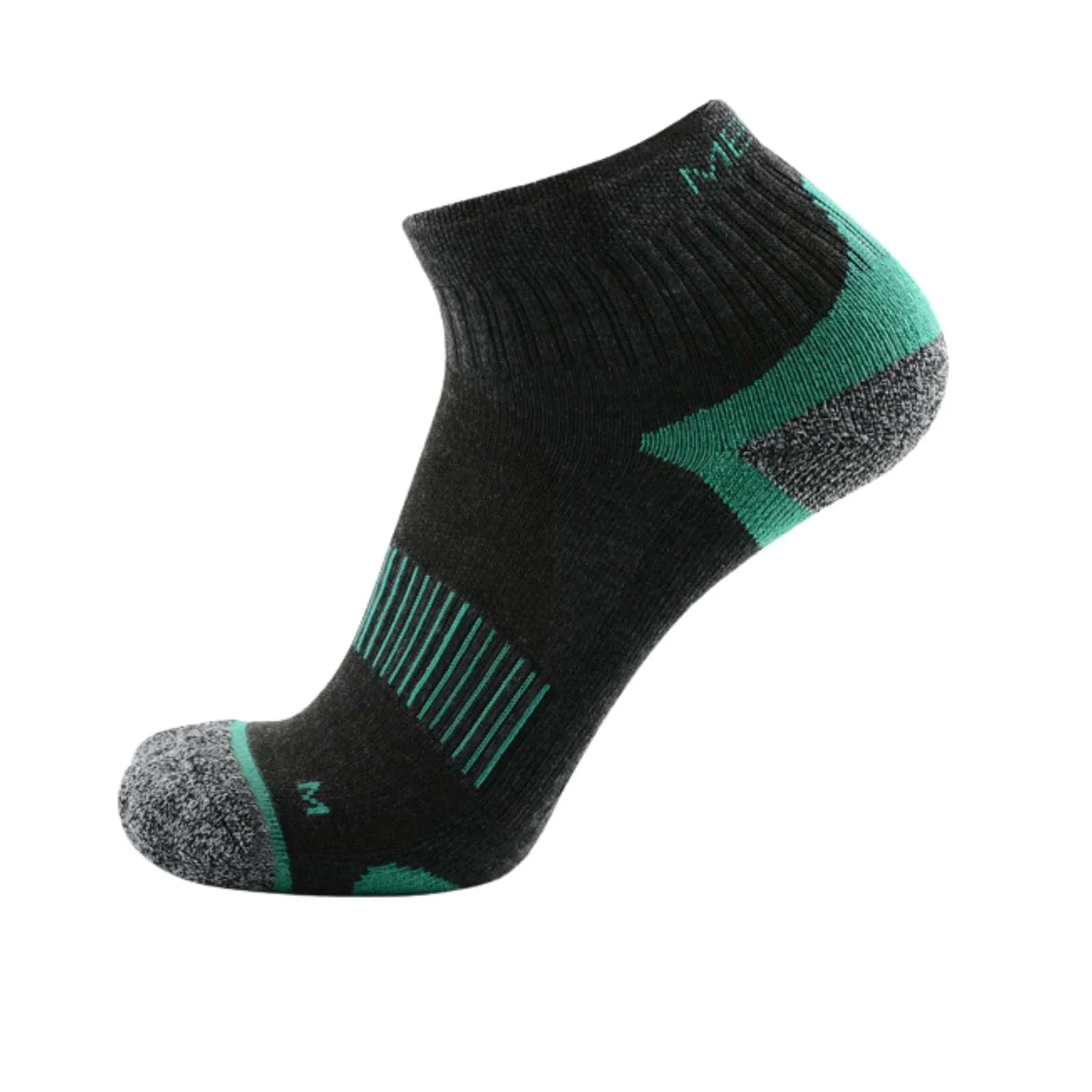 Pantsnsox 6 Pairs Anti-blister Ankle Athletic Half Cushioned Socks