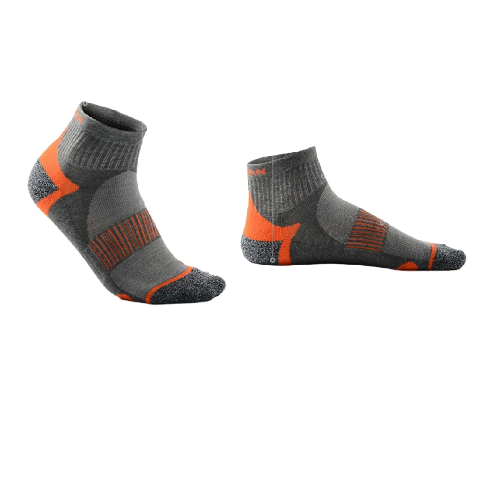 Pantsnsox 6 Pairs Anti-blister Ankle Athletic Half Cushioned Socks