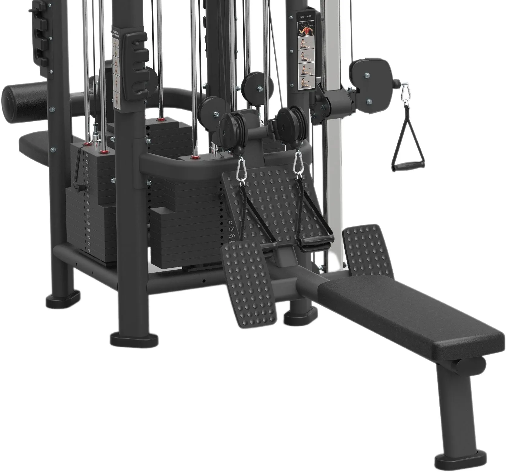 Sportgear MJ8 Multi Jungle with Dual Pulley Pulldown and Row
