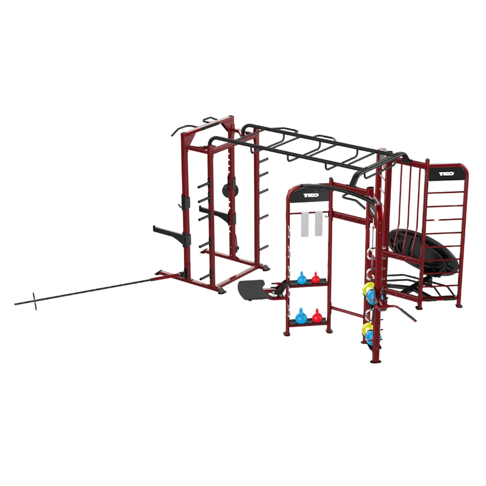 TKO Stretching-Rebounder-Power Rack Station 9902