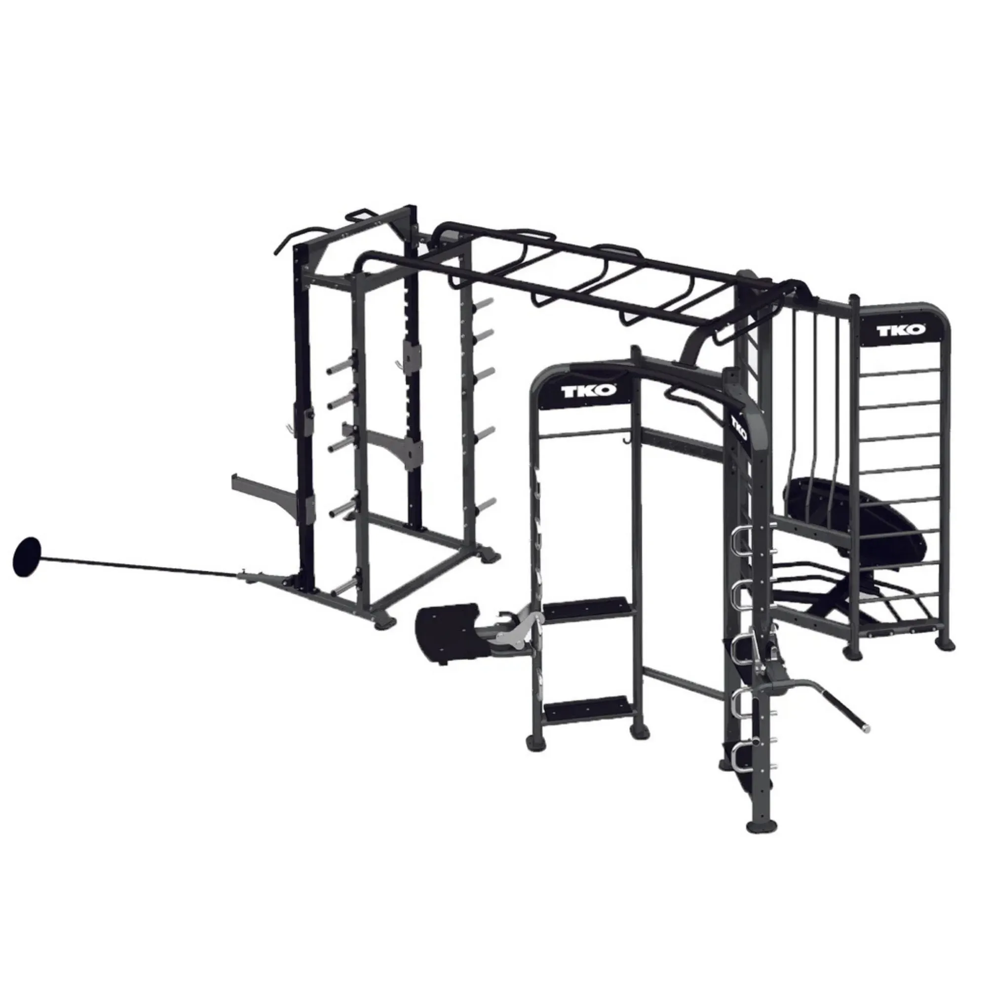 TKO Stretching-Rebounder-Power Rack Station 9902