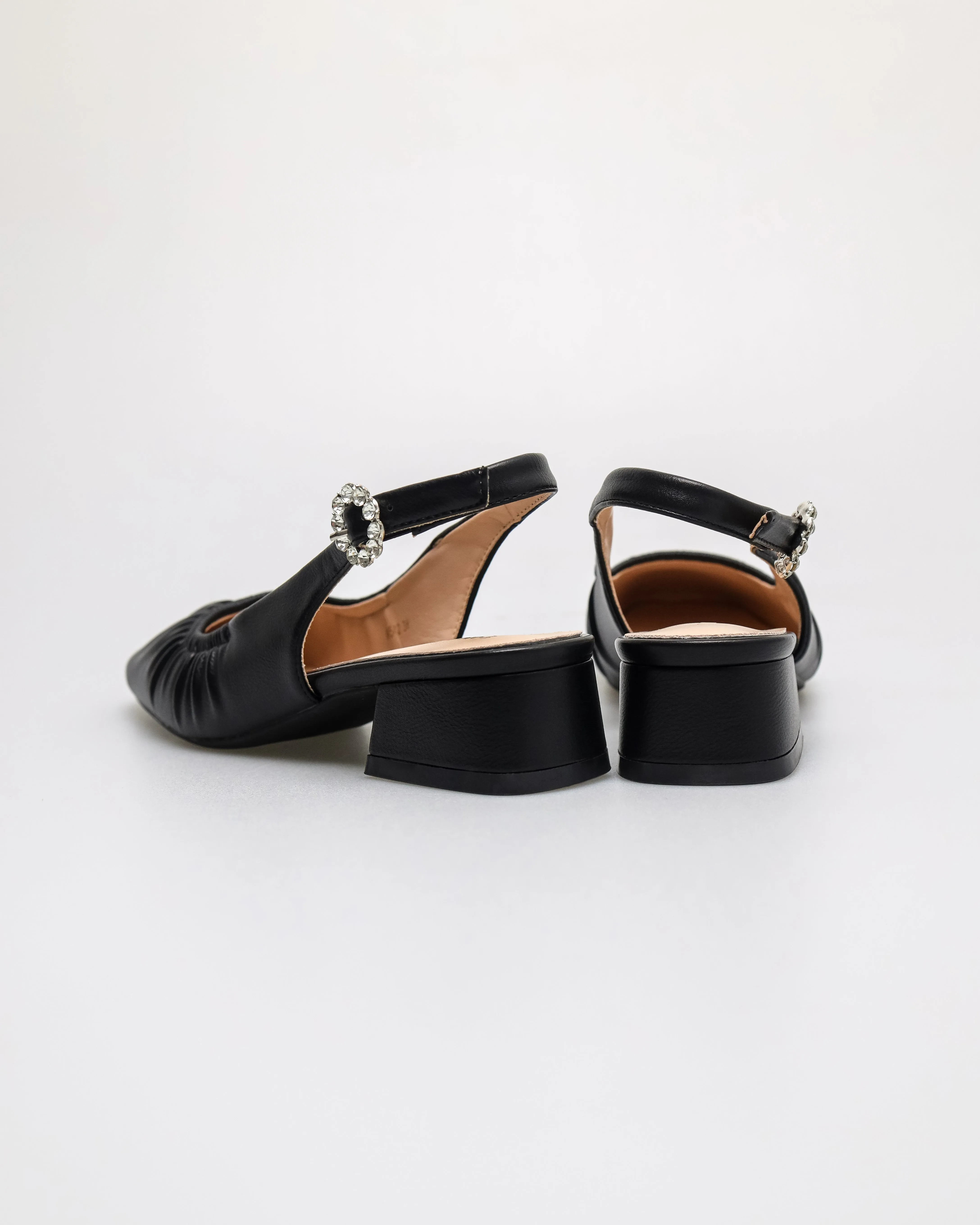 Tomaz NN542 Ladies Squared Ruched Heels