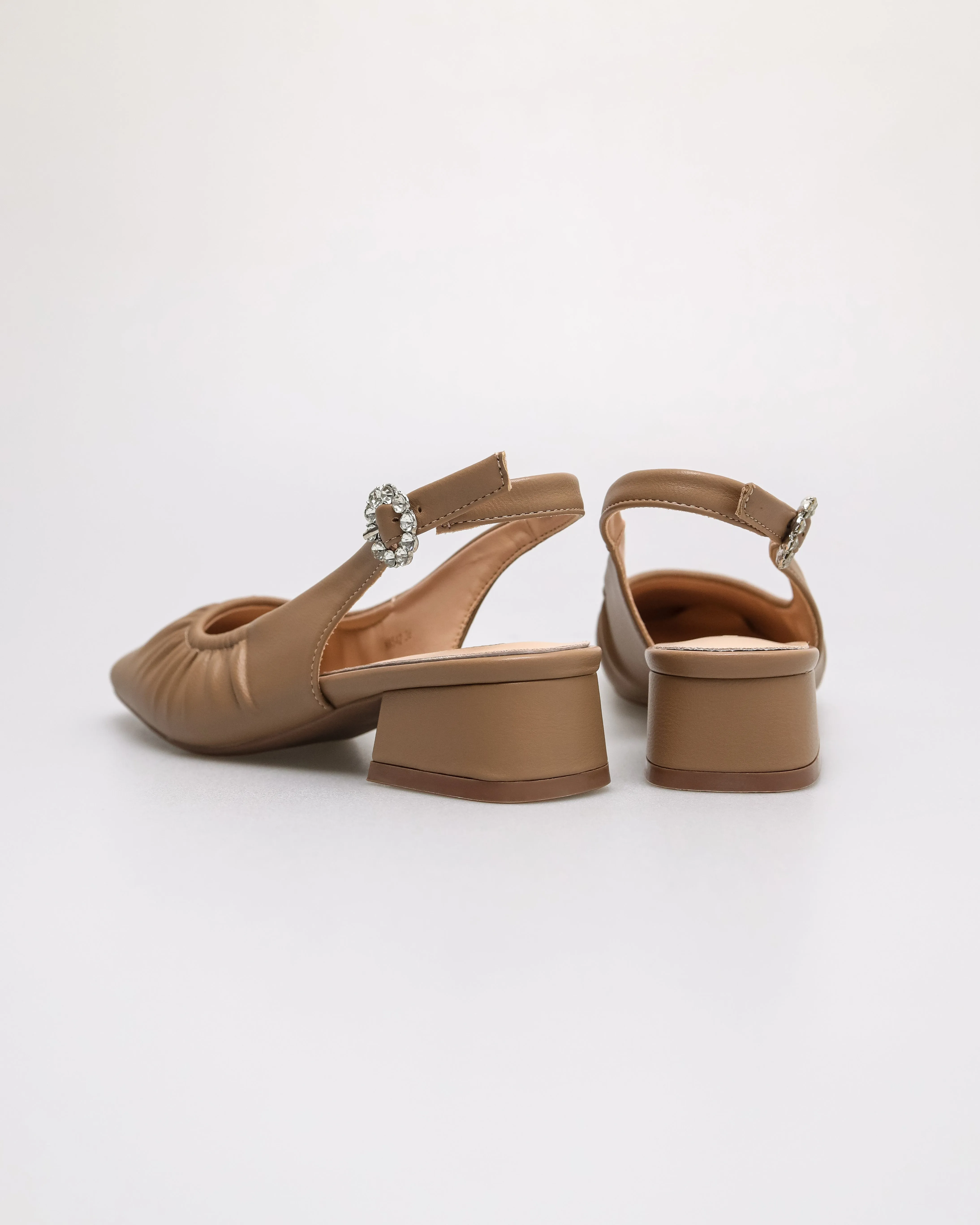 Tomaz NN542 Ladies Squared Ruched Heels