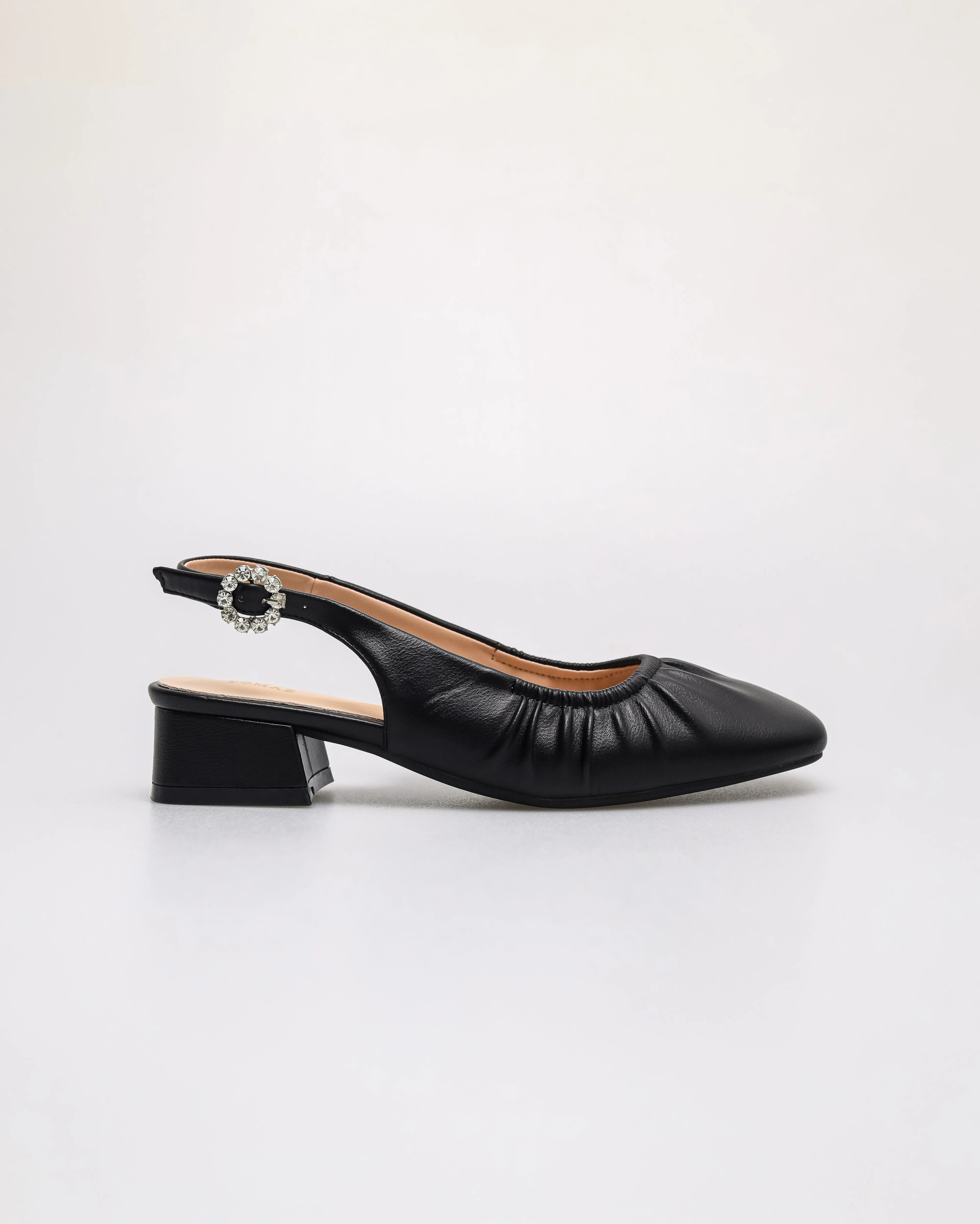 Tomaz NN542 Ladies Squared Ruched Heels
