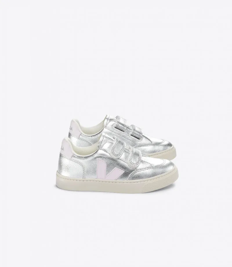 Veja Silver Pink Velcro Sneaker V102